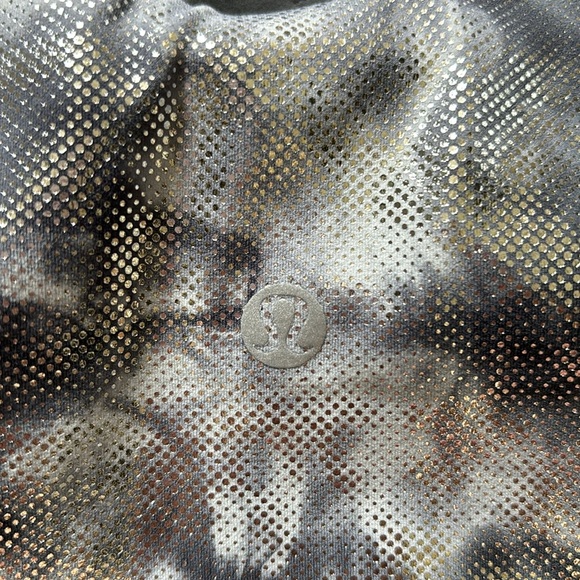 LULULEMON ALIGN HN TANK SHINE DIAMOND DYE STARLIGHT GRAPHITE GRAY FOIL SZ 10 NWT - Picture 5 of 8